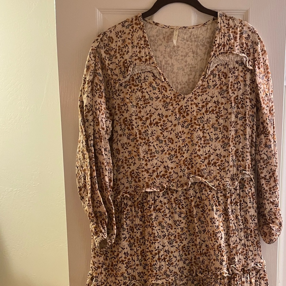 Rylee and Cru Tiered Floral Dress